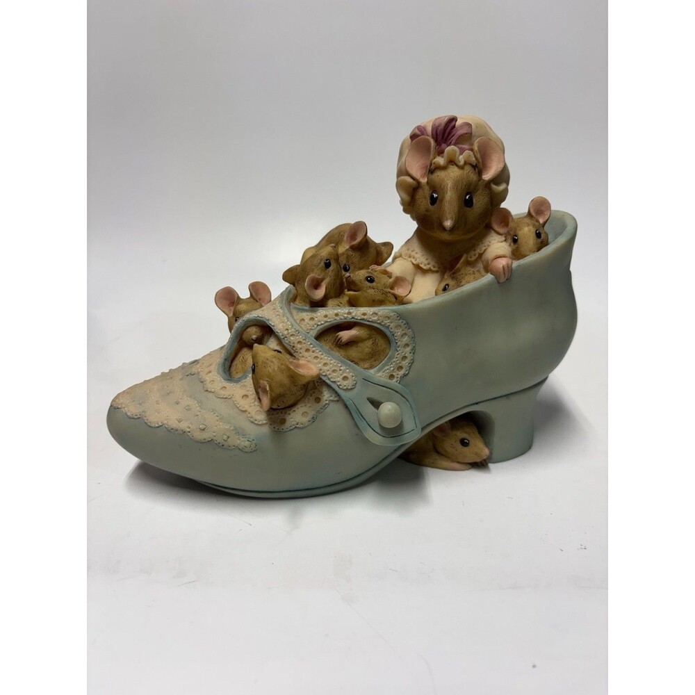 1994 Beatrix Potter Old Woman Who Lived In A Shoe Bank Mrs Tittlemouse Mice Char - Picture 7 of 10